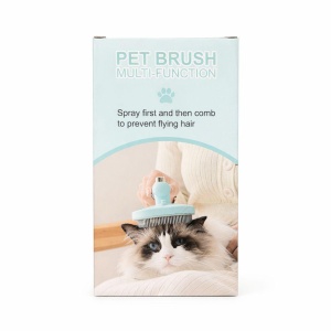 Perie pentru animale cu spray integrat, multifunctionala, pentru ingrijire blana pisici si caini - Img 3