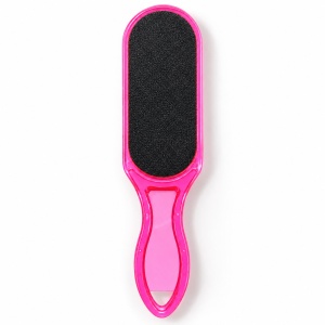 Pilă pentru călcâie cu 2 fețe abrazive, mâner tip fluture, culoare aleatorie - Img 7
