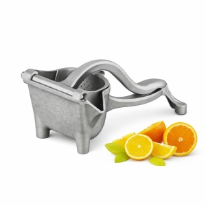 Presă manuală de fructe din oțel inoxidabil cu design compact, pentru lămâi și portocale