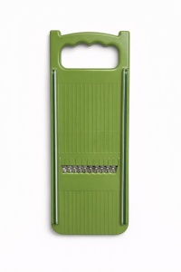 Răzătoare de bucătărie tip mandolină, plastic Verde, control ergonomic - Img 2