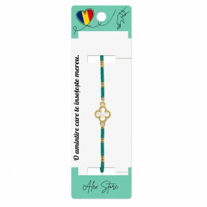 Set 12 Brățări cu Pandantiv Trifoi, Reglabile, Multicolore, Elegante și Delicate - Img 2
