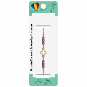 Set 12 Brățări Reglabile cu Pandantiv Trifoi – Mărgele Colorate, Accesorii Elegante - Img 2