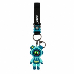Set 12 Brelocuri Astronaut 7 cm pentru Chei și Ghiozdan – Diverse Culori, Model Space - Img 2