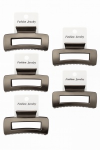 Set 12 Cleme Par 11cm Gunmetal , Accesorii Metalizate Rezistente pentru Coafuri - Img 2
