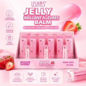 Set 24 Balsamuri de Buze USHAS Jelly Lip Balm cu Aromă de Căpșuni – Hidratare - Img 2