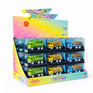 Set 36 mașinuțe din metal New Power la scară 1:64, model XL7777-122