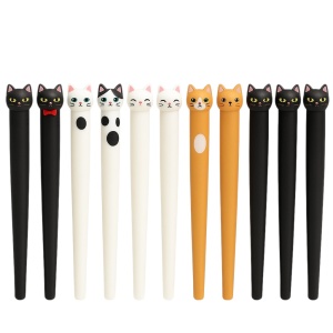Set 40 pixuri Expression Cat , Pix gel cu pisici 3D, model adorabil, display premium