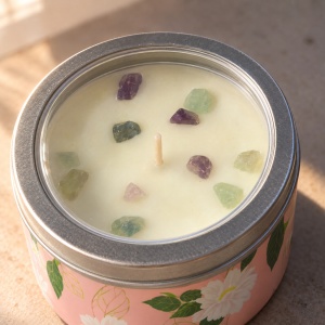 Set cadou Wax Wonder cu lumânări parfumate și bile de baie, aromă Jasmine, 20,5x14 cm - Img 4