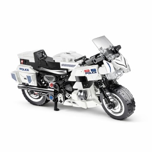 Set constructie motocicleta politie, 318 piese, model detaliat - Img 2
