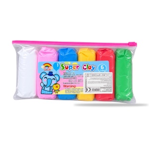 Set plastilina Super Clay, 6 culori, ambalate individual, pentru copii 3 ani+ - Img 4