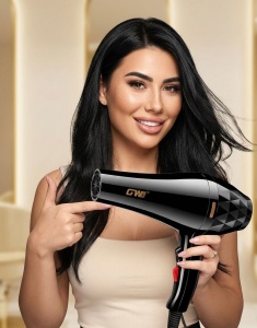 Uscător profesional de păr GW-6659, 6800W, Negru