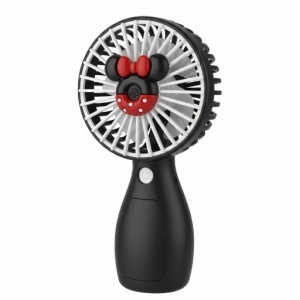 Ventilator portabil copii, reincarcabil USB, design compact, negru