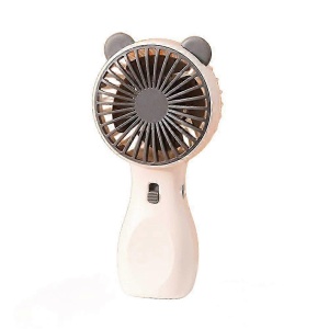 Ventilator portabil copii ursulet gri, reincarcabil USB, mini ventilator compact