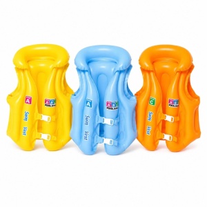 Vestă Gonflabilă de Înot pentru Copii Mărimea A, 10–20kg, Albastră, cu Catarame Reglabile - Img 2