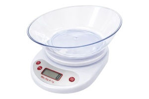 Cântar Electronic de Bucătărie, Capacitate 500g, Alb, Design Modern - Img 2