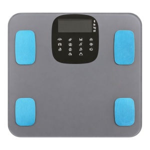 Cântar Personal Electronic cu Afișaj LCD, Capacitate 180kg, 28x28cm, Gri - Img 3