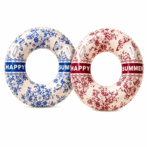 Colac Gonflabil Albastru Happy Summer 90 cm – Colac de Înot pentru Piscină și Plajă - Img 2