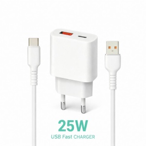 Încărcător priză Hongyu 25W Fast Charger cu cablu USB-C, încărcare rapidă - Img 2