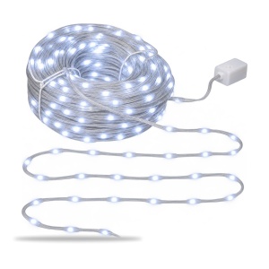 Instalație LED Tip liniară din sarma siliconata, 100 m, 800 LED alb rece - Img 7