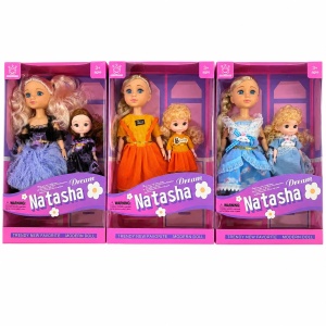 Păpușă Fashion Dream Natasha cu Mini Păpușă, Model Aleatoriu – Jucărie pentru Fetițe, 3+ Ani - Img 2