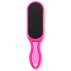 Pilă pentru călcâie cu 2 fețe abrazive, mâner tip fluture, culoare aleatorie - Img 6
