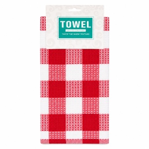 Prosop de Bucătărie din Bumbac 40x60 cm – Prosop în Carouri Mari, Absorbant