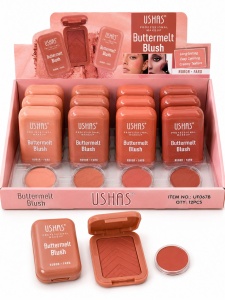 Set 12 Blush-uri USHAS Buttermelt – Nuanțe Nude, Textură Catifelată, Finish Natural - Img 2