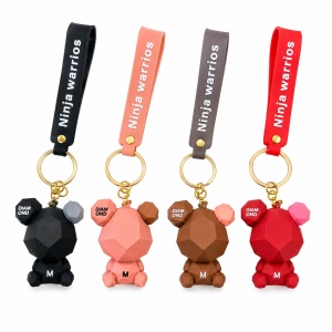 Set 12 Brelocuri Ursuleț 5,5 cm – Mix Culori, Accesorii pentru Chei și Ghiozdan
