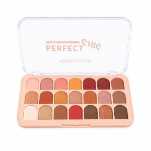 Set 12 Palete Farduri de Pleoape Romantic Color Perfect Chic – 21 Culori Pigmentate, Mate și Sidefate - Img 2