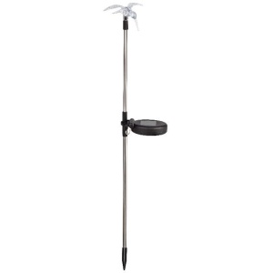 Set 2 Lampi Solare Gradina Colibri LED Multicolor, Iluminare Automata, Decor Exterior - Img 3