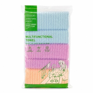 Set 6 prosoape bucătărie din microfibră 29x29cm – ultra absorbante, culori mixte aleatorii