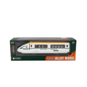 Tren Jucarie Metalic Die-Cast High Speed Galben , Scara Model XLC Business Geat 3+
