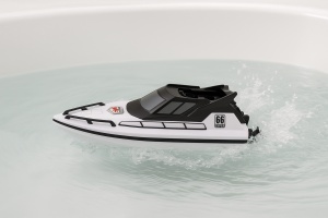 Barca cu radiocontrol 2.4 GHz, Speedboat, model rapid, design realist
