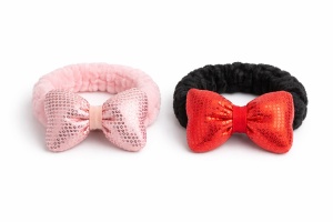 Bentita cosmetica roz cu funda mare pentru machiaj si ingrijire