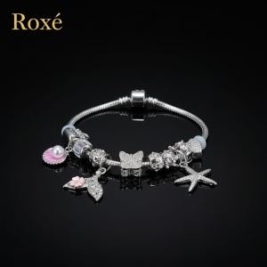 Bratara dama ROXE cu charmuri marine si elemente stralucitoare, model elegant - Img 3