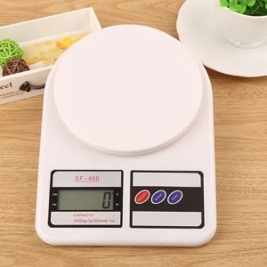 Cântar de Bucătărie Electronic, Alb, Plastic, Afișaj Digital, Capacitate 5 kg - Img 2