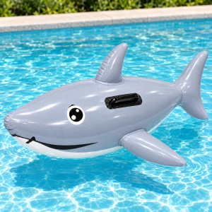 Colac Gonflabil Rechin 134 cm – cu Mânere, pentru Piscină și Plajă - Img 4