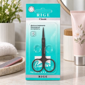 Forfecuță de manichiură RIGE Classic, din inox, cu vârf ascuțit - Img 4