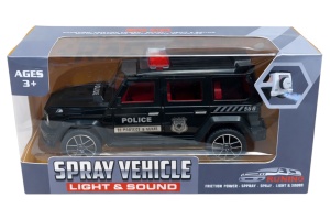 Mașină de Poliție cu Funcție de Abur, Lumini și Sunete, 21.5 cm