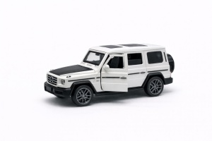 Masina metalica SUV alba 1:36 pull back cu usi functionale