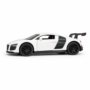 Masinuta metalica sport alba coupe,,15.5x7 cm, die cast, usi functionale