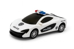 Masinuta Politie cu Lumini 3D , Model Sport, Usile Se Deschid, 22x10 cm - Img 2