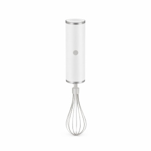 Mixer electric fără fir, portabil, din plastic Alb, ideal pentru bucătărie