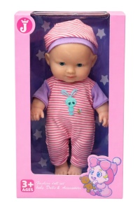 Păpușă Bebelus , Material Textil și Plastic, 22.5 cm, Îmbrăcăminte Detașabilă - Img 2