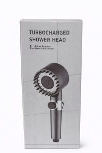 Para dus turbo cu filtru si presiune mare, cap de dus economic cu buton oprire apa - Img 3
