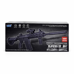 Pistol electric de jucarie BLG-057 cu efecte sonore si luminoase