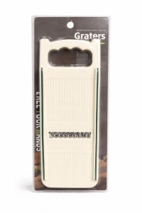 Răzătoare de bucătărie tip mandolină, plastic alb, control ergonomic - Img 2