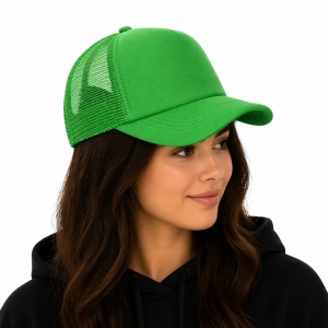 Sapca verde reglabila unisex, stil casual - Img 2