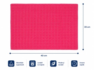 Set 12 Prosoape Absorbante pentru Bucătărie 30x40 cm, Microfibră Premium, Uscare Rapidă, Multicolore - Img 3