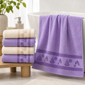 Set 12 Prosoape de Baie 70x140 cm – Prosoape Mari din Poliester, 6 Culori Elegante, Moi și Absorbante - Img 3